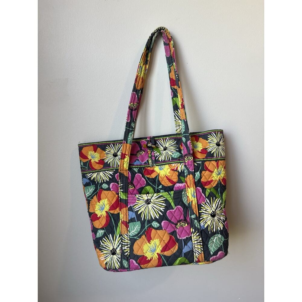 Vera Bradley Toggle Tote Bag Jazzy Blooms